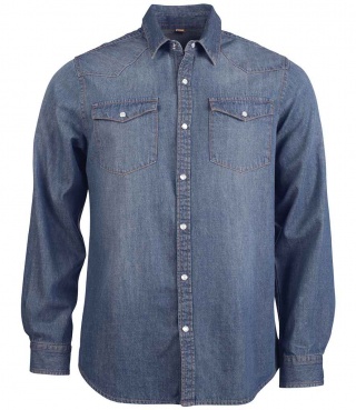 Kariban KB519 Long Sleeve Denim Shirt